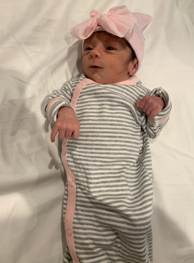 Baby Jemma, born after a Gift of Parenthood grant